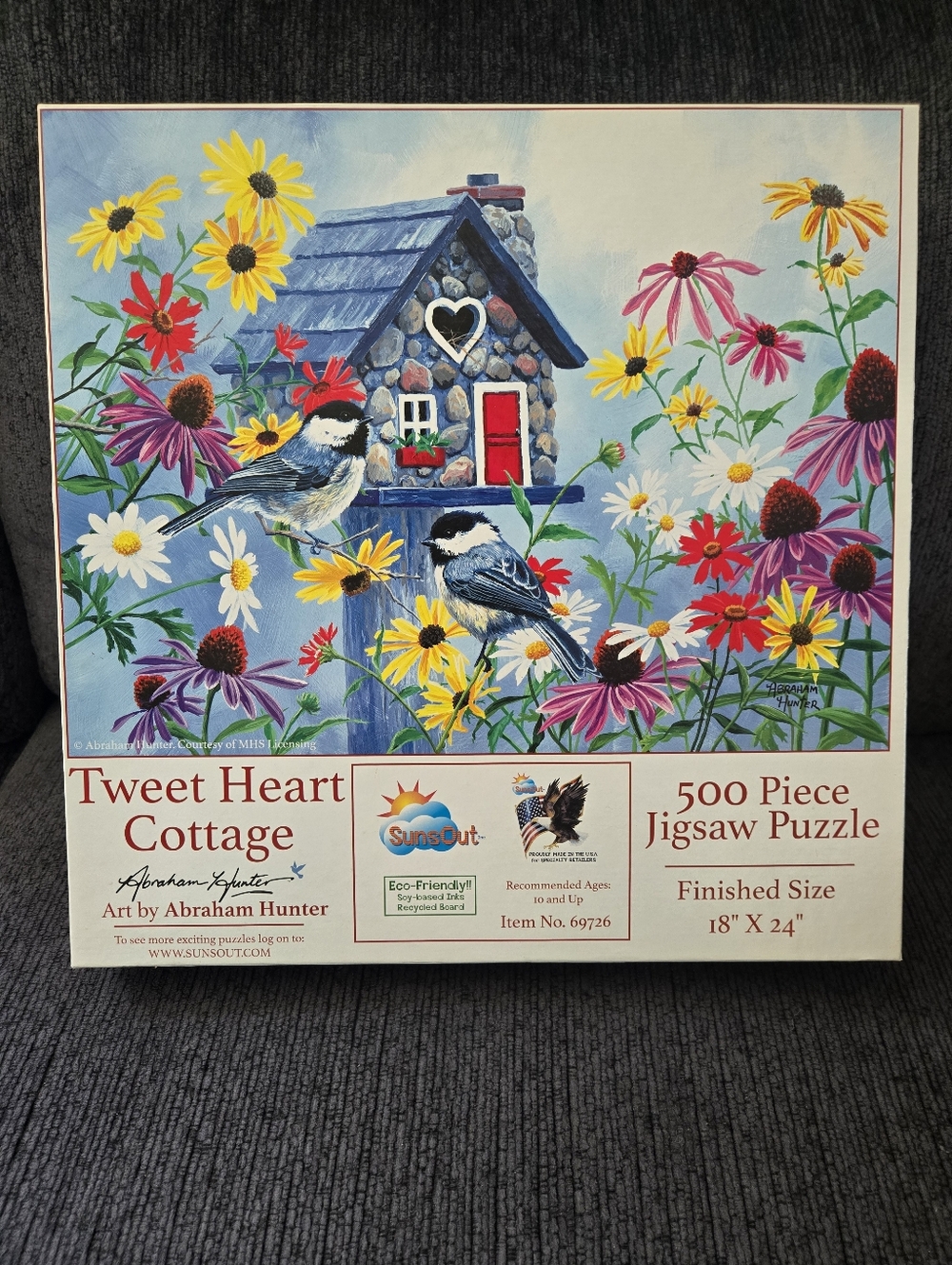 Sunsout Tweet Heart Cottage 500-Piece Jigsaw Puzzle